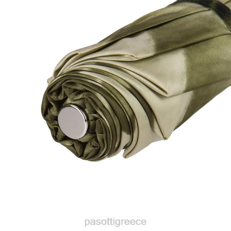 ομπρέλα | PASOTTI 257 21273-13 141 - πτυσσόμενη ομπρέλα με πράσινο λουλούδι 2N6B8592 γυναίκες